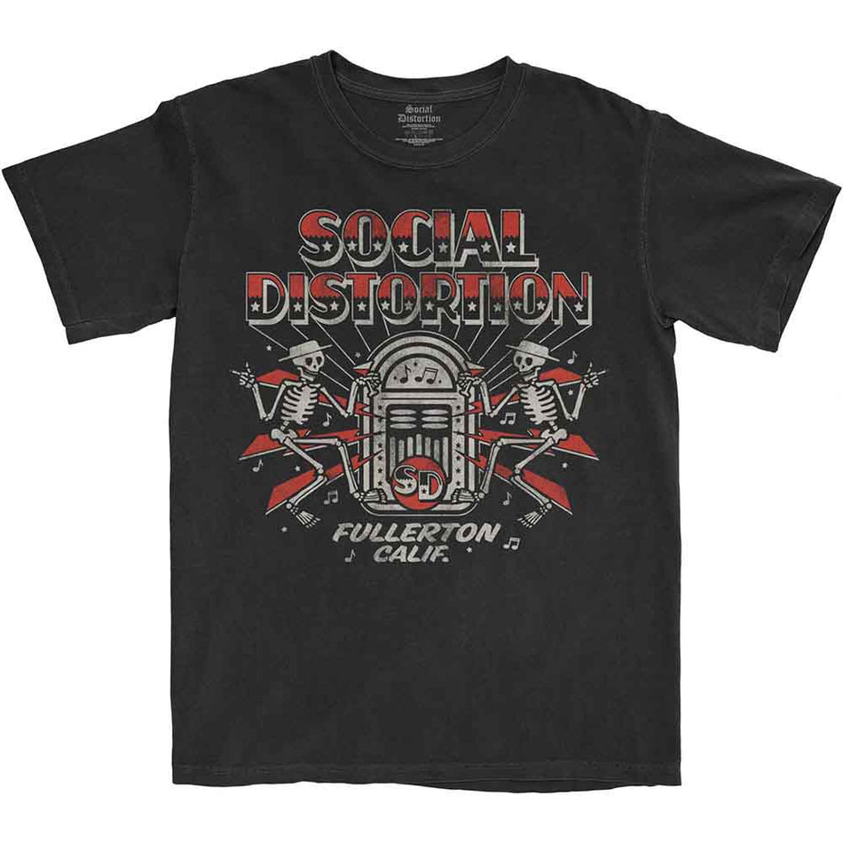 Social Distortion Jukebox Skelly Black