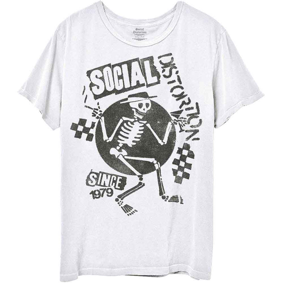 Social Distortion Speakeasy Checkerboard White