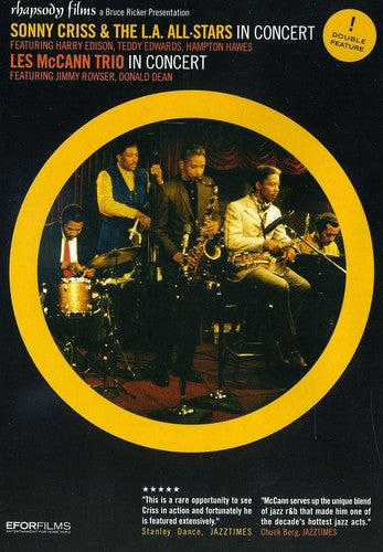 Sonny Criss and the LA All-Stars / Les McCann Trio Live - DVD