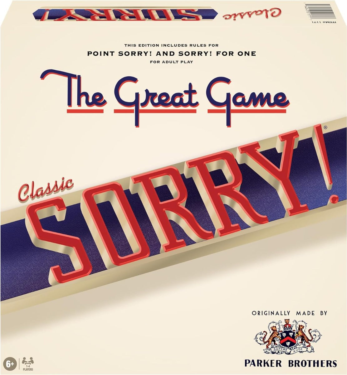 Sorry Classic Sorry! (Large Item, Board Game)