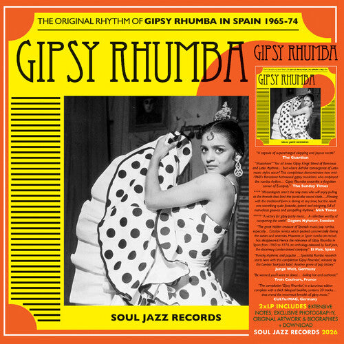 Soul Jazz Records Presents GIPSY RHUMBA: The Original Rhythm of Gipsy Rhumba in Spain 1965-74 - Double Record Album - Vinyl LP
