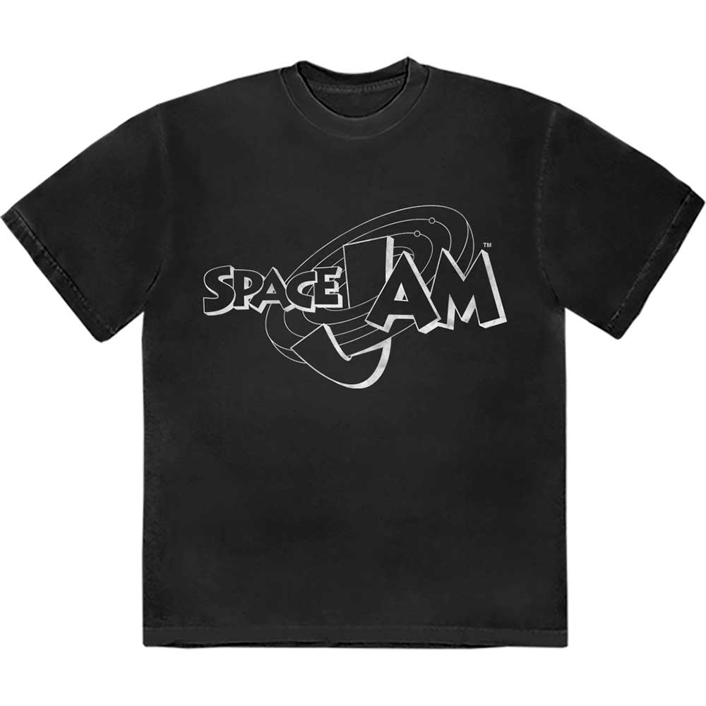 Space Jam Retro B&W Logo Black
