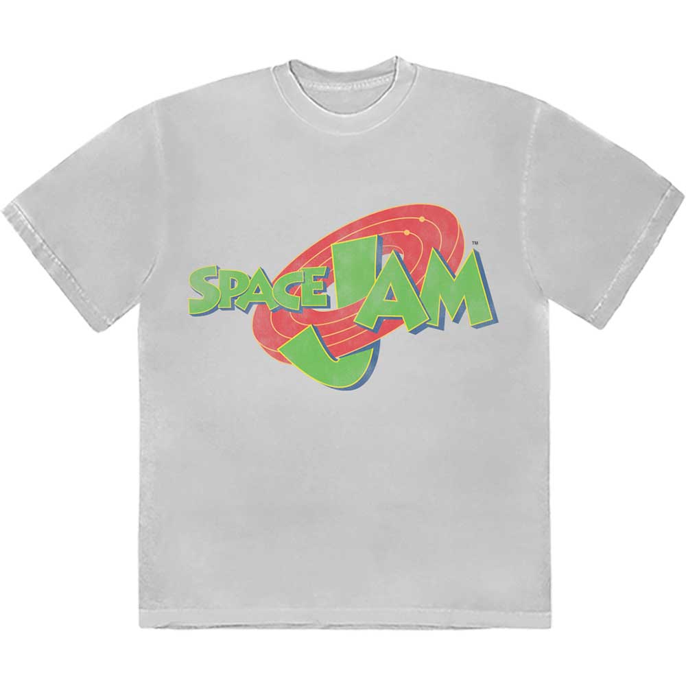 Space Jam Retro Logo White