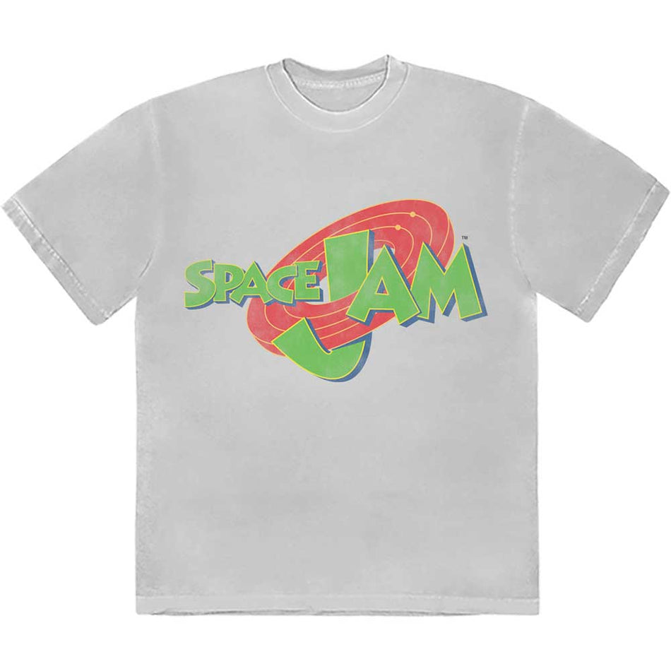 Space Jam Retro Logo White