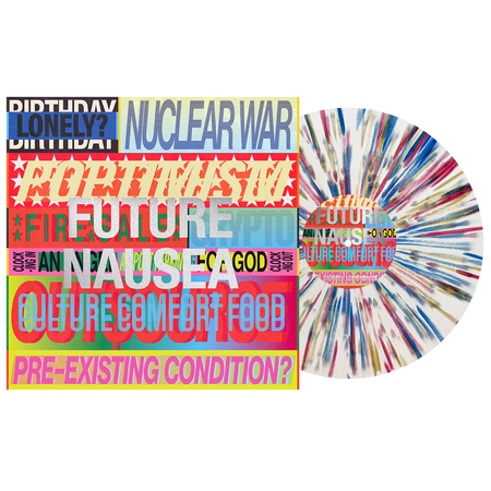 SPANISH LOVE SONGS Future Nausea [White W/ Blue, Red & Gold Splatter]