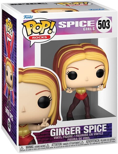 Spice Girls Funko POP! Rocks: Spice Girls - Ginger Spice (Wannabe) (Vinyl Figure, Collectible)