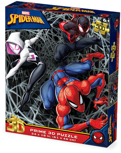 Spider-Verse Trio 500PC Marvel Spider-Man Spider-Verse Trio 500pc 24x18 in 3D Lenticular Puzzle - Puzzle