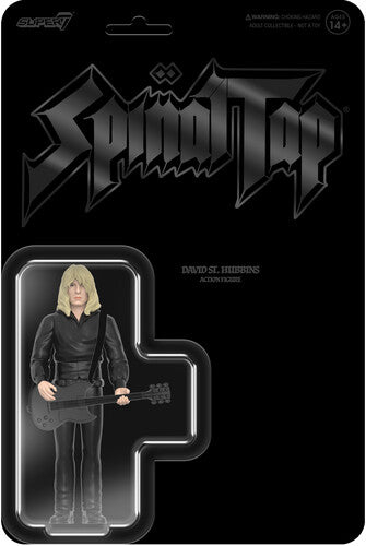Spinal Tap Super7 - Spinal Tap - ReAction Figures Wv2 - David St. Hubbins (None More Black) - Collectible Action Figure