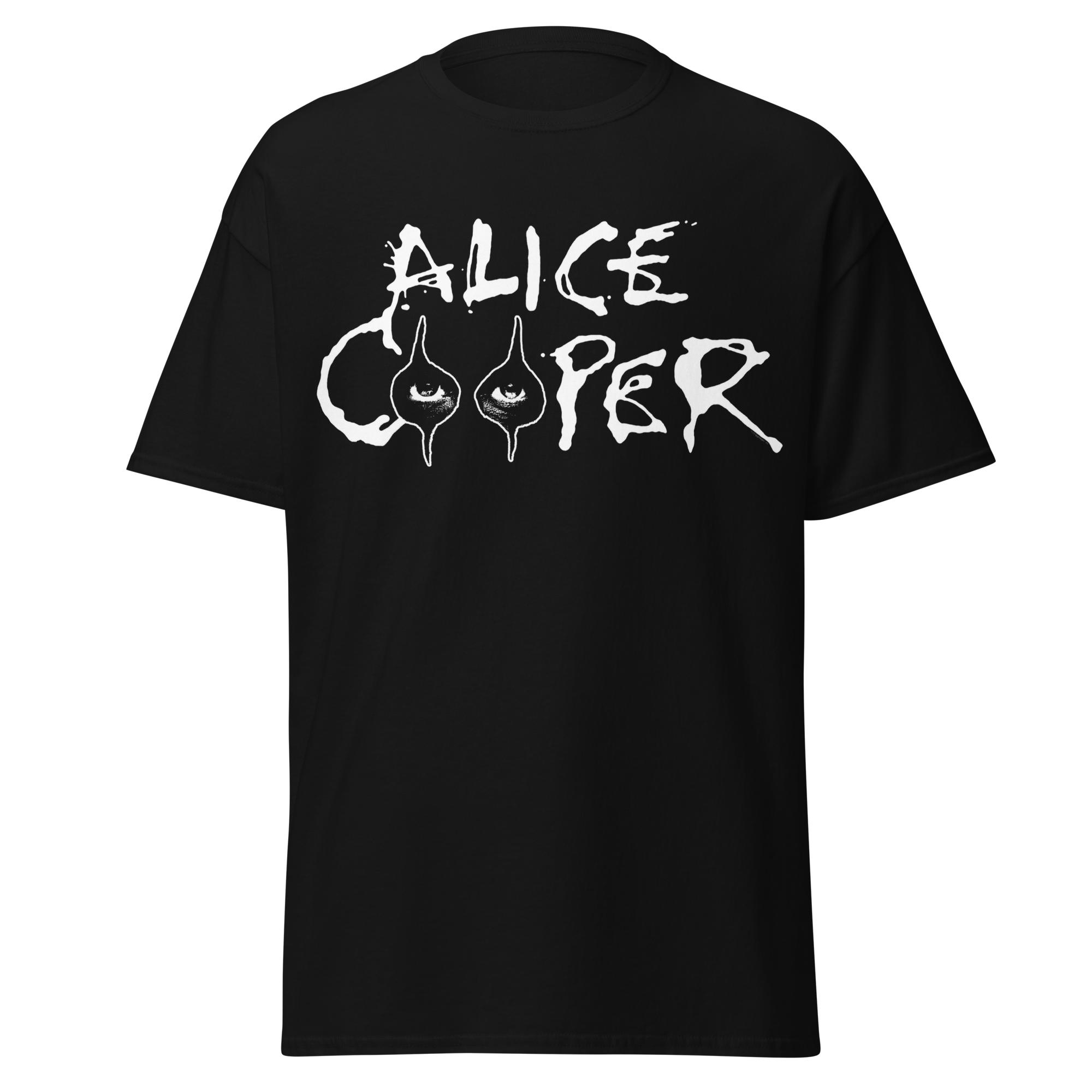 Stakes Alice Cooper Big Eyes Jumbo Print T-Shirt Black