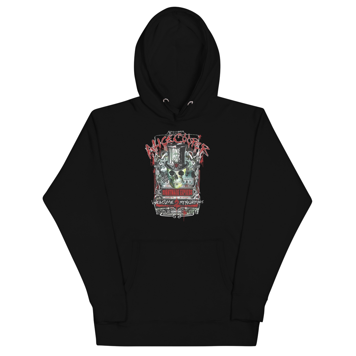 Stakes Alice Cooper Nightmare Express Classic Hoodie Black