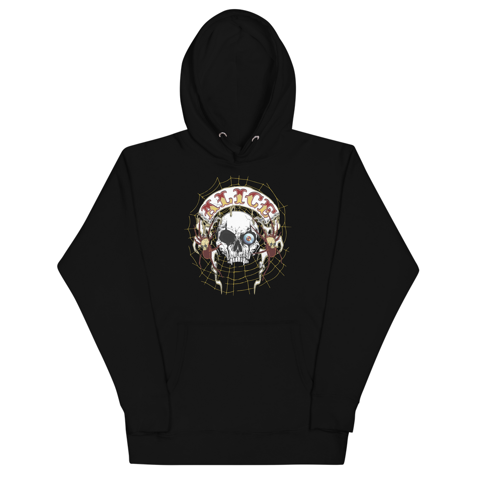 Stakes Alice Cooper One Eyed Skull Classic Hoodie Black