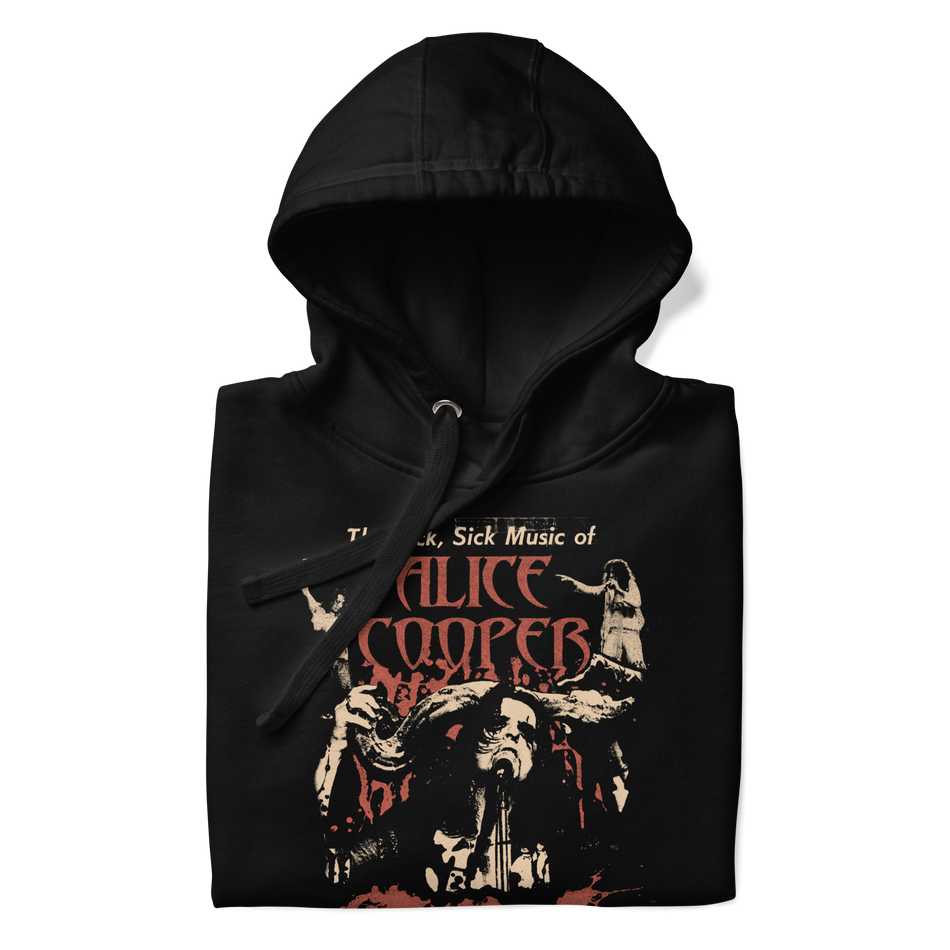 Stakes Alice Cooper - Sick Sick Hoodie Black