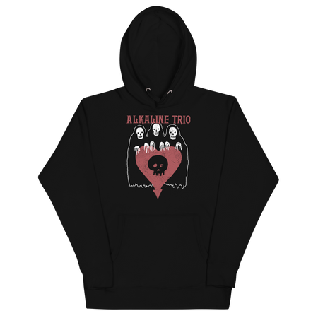 Stakes Alkaline Trio Agony and Irony Hoodie Black
