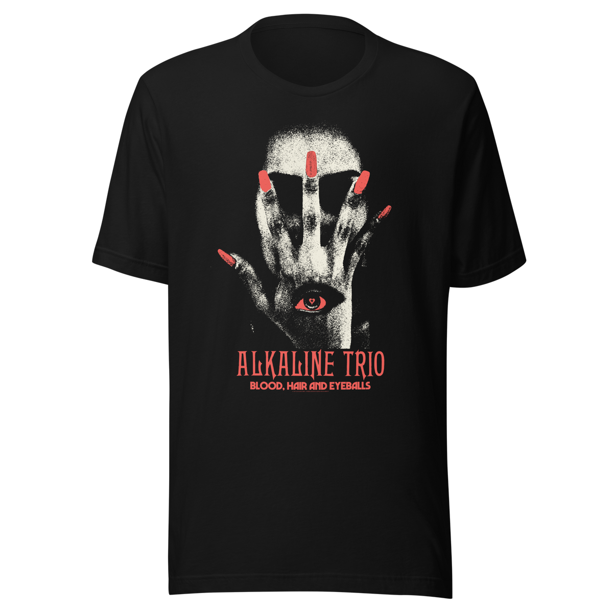 Stakes Alkaline Trio Blood, Hair, and Eyeballs T-Shirt Black