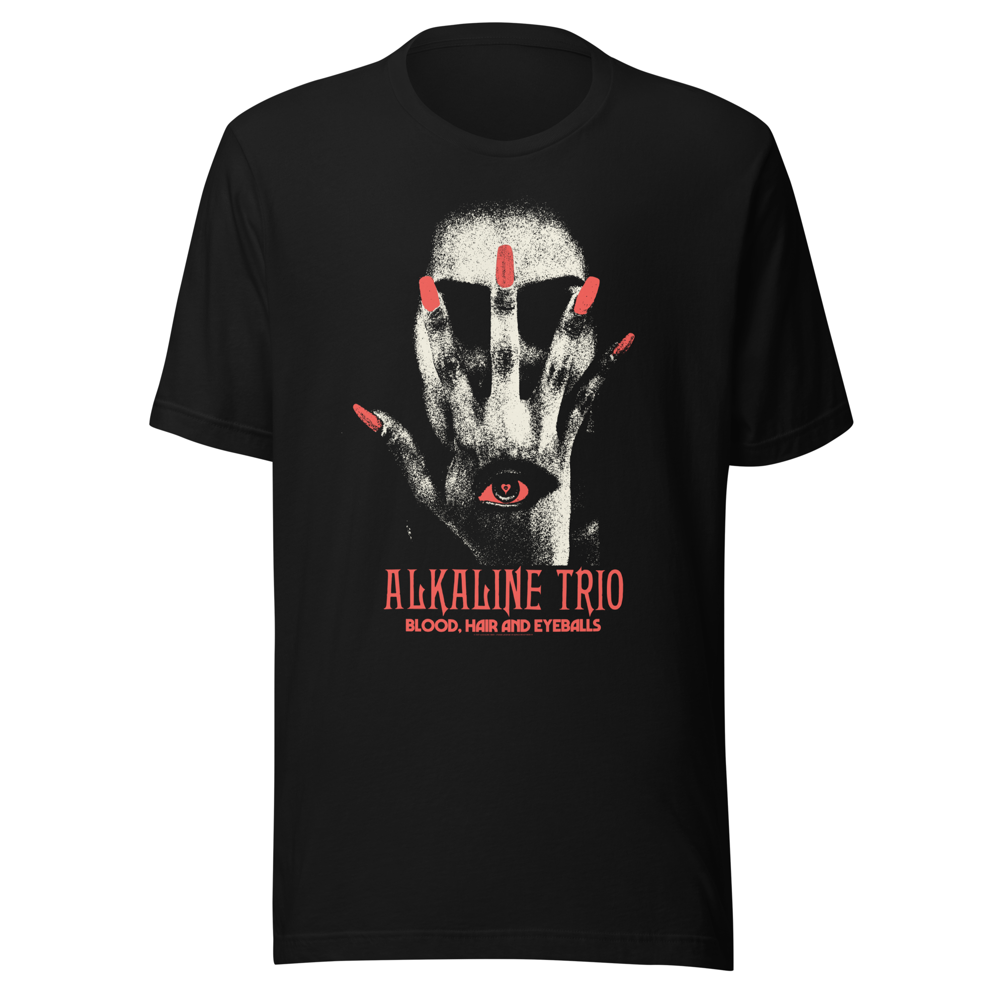 Stakes Alkaline Trio Blood, Hair, and Eyeballs T-Shirt Black