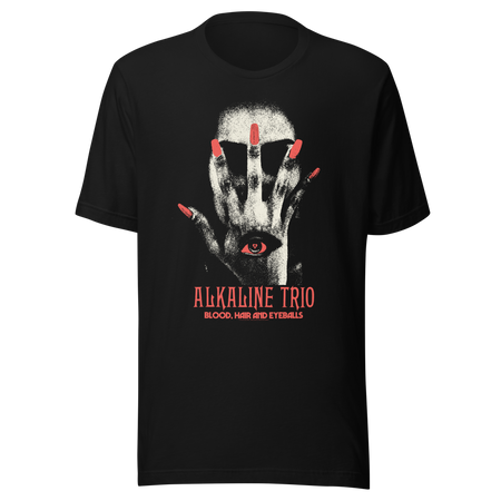 Stakes Alkaline Trio Blood, Hair, and Eyeballs T-Shirt Black