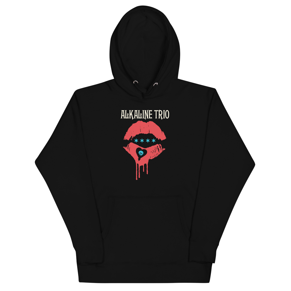 Stakes Alkaline Trio Bloody Kiss Hoodie Black