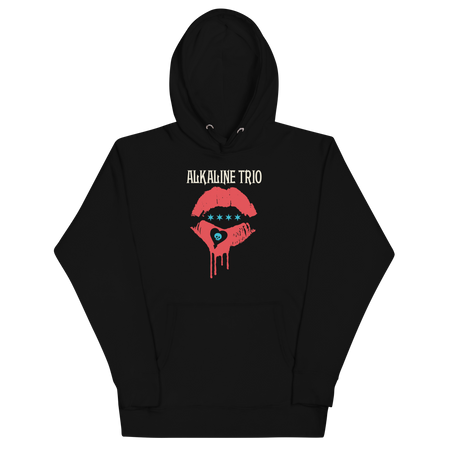 Stakes Alkaline Trio Bloody Kiss Hoodie Black