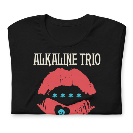 Stakes Alkaline Trio Bloody Kiss T-Shirt Black