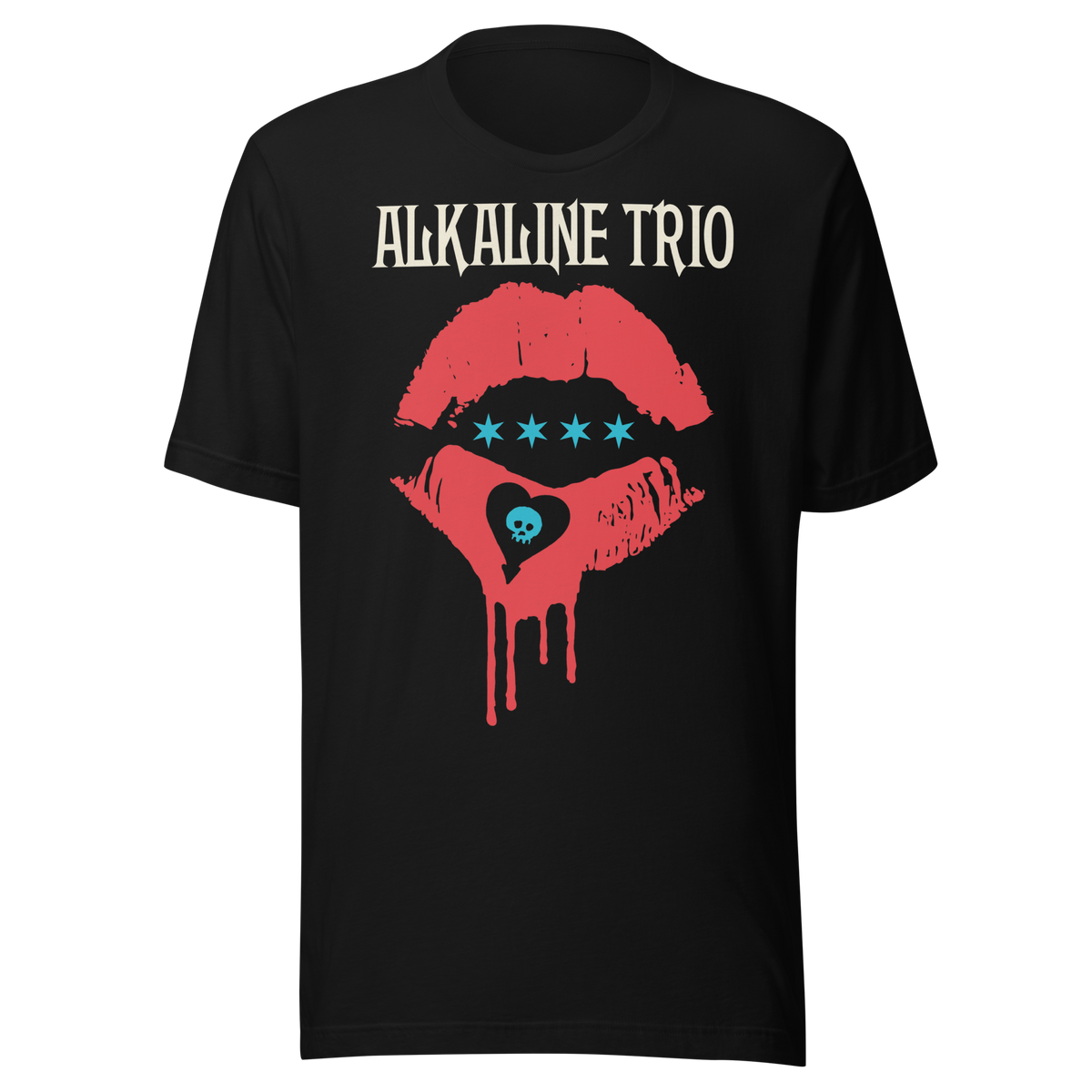 Stakes Alkaline Trio Bloody Kiss T-Shirt Black