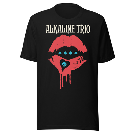 Stakes Alkaline Trio Bloody Kiss T-Shirt Black