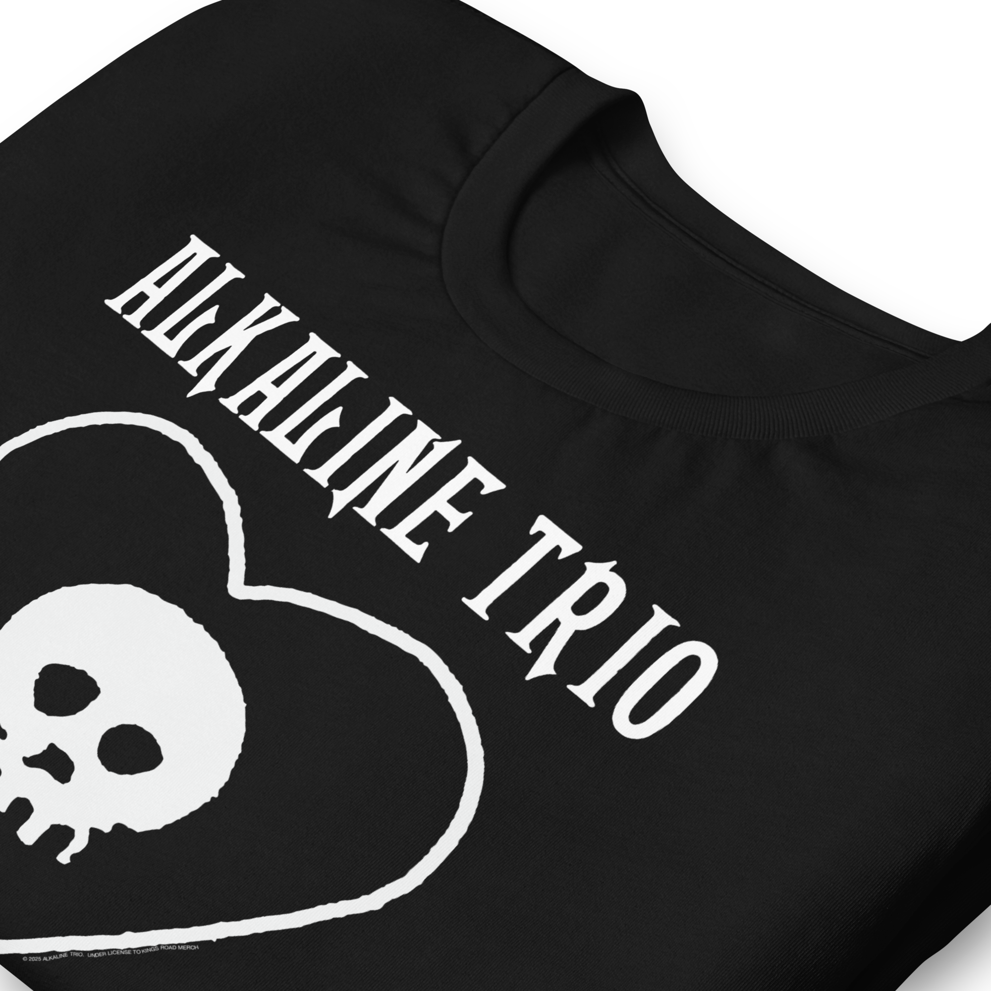 Stakes Alkaline Trio Heart Skull T-Shirt Black