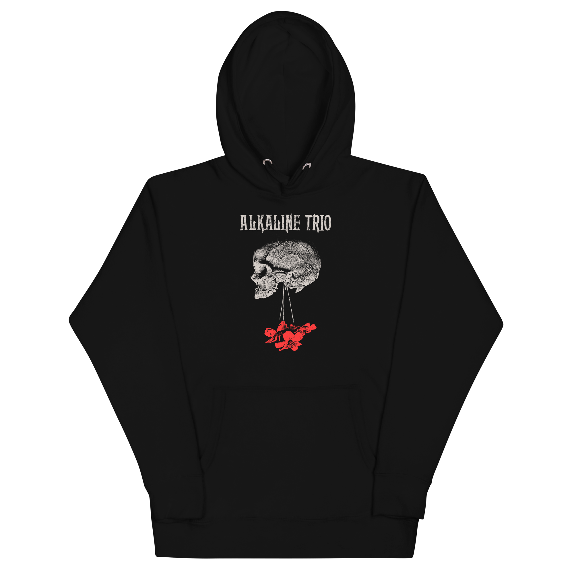 Stakes Alkaline Trio Roses Blooming Hoodie Black