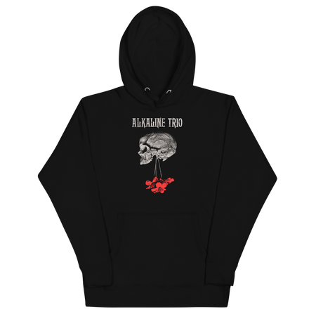 Stakes Alkaline Trio Roses Blooming Hoodie Black