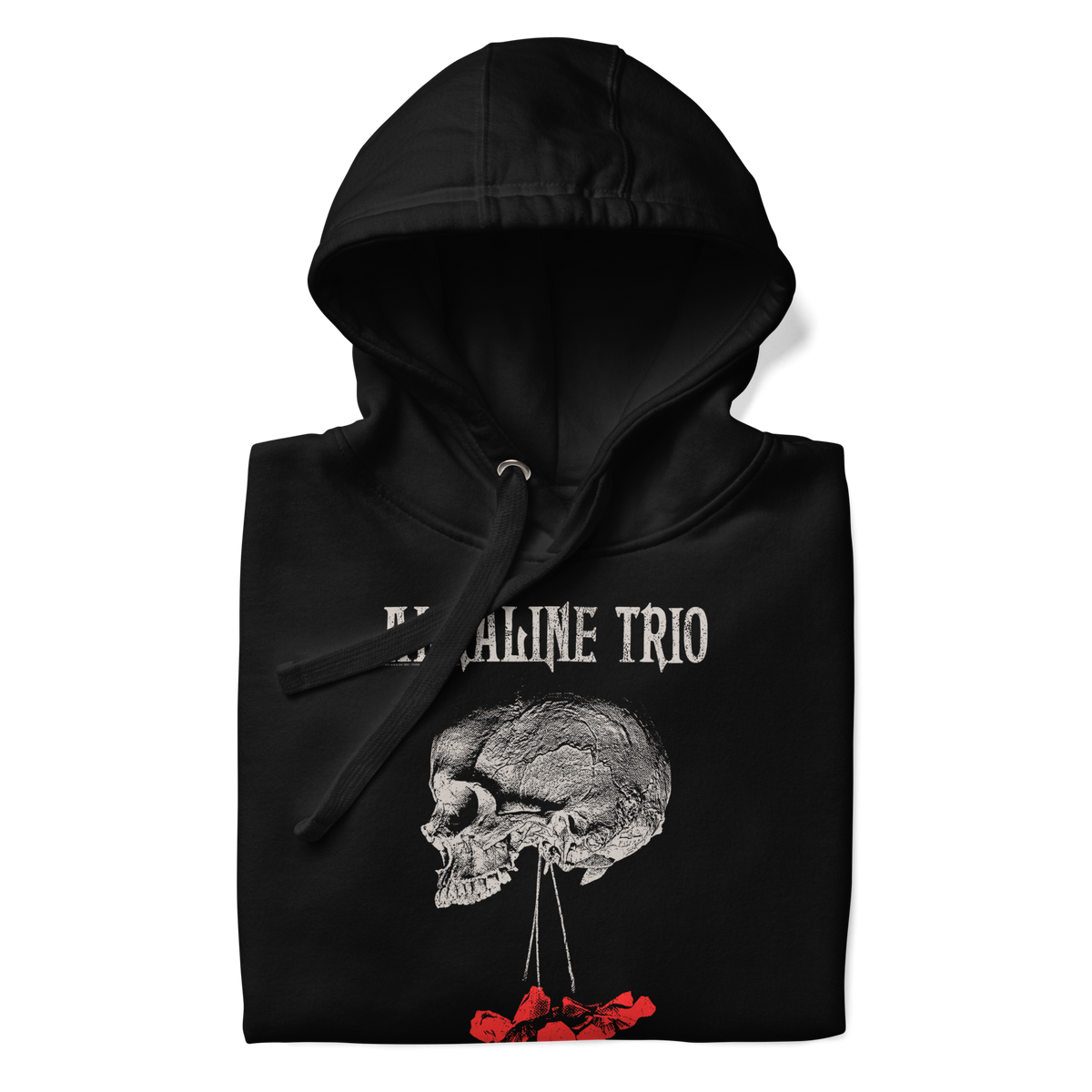 Stakes Alkaline Trio Roses Blooming Hoodie Black