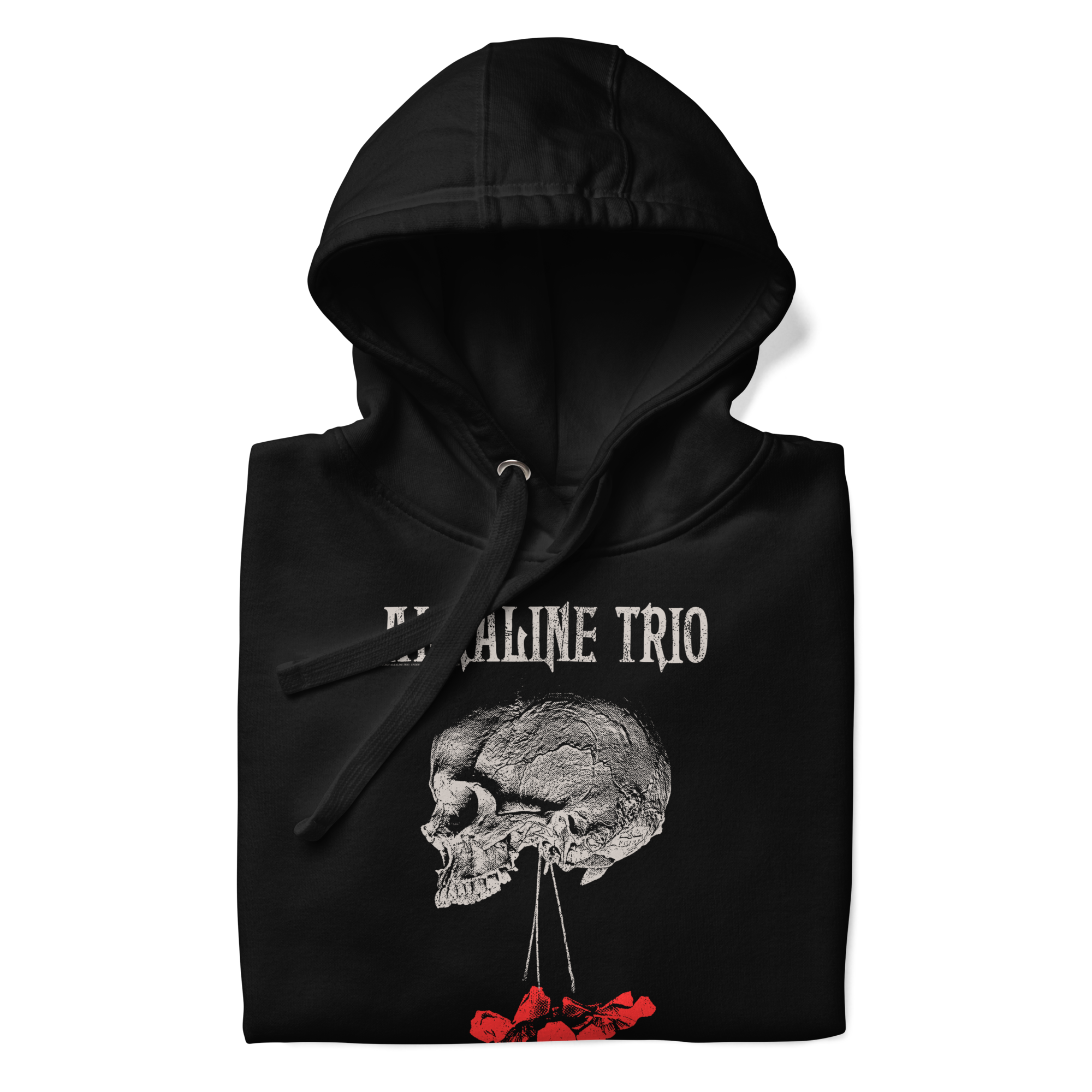 Stakes Alkaline Trio Roses Blooming Hoodie Black