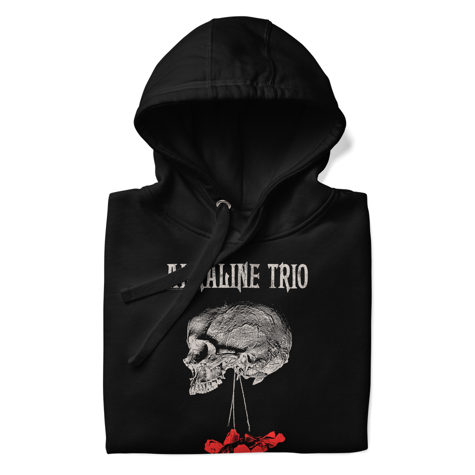 Stakes Alkaline Trio Roses Blooming Hoodie Black