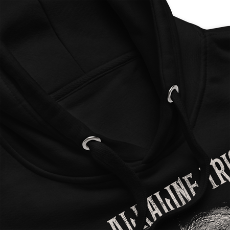 Stakes Alkaline Trio Roses Blooming Hoodie Black