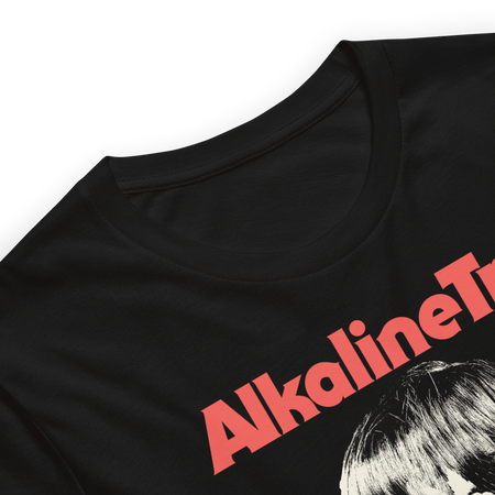 Stakes Alkaline Trio Wig Skull T-Shirt Black
