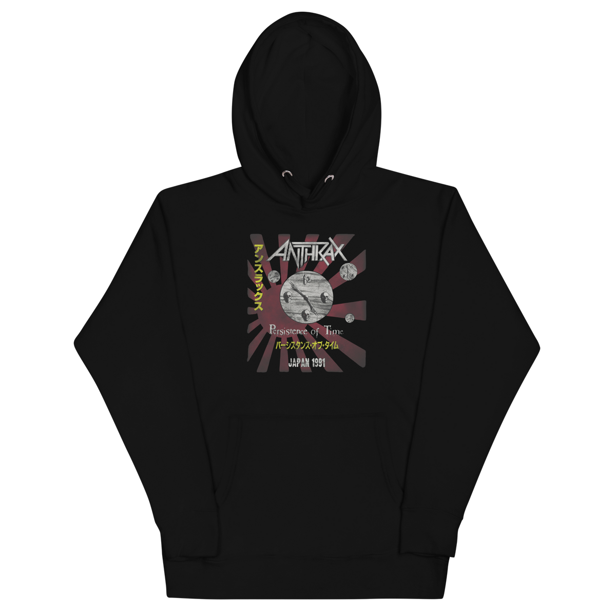 Stakes Anthrax Japan 91 Tour Classic Hoodie Black