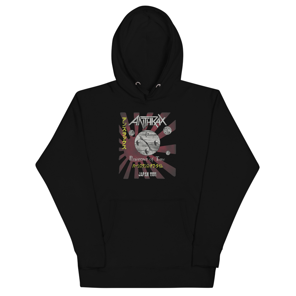 Stakes Anthrax Japan 91 Tour Classic Hoodie Black