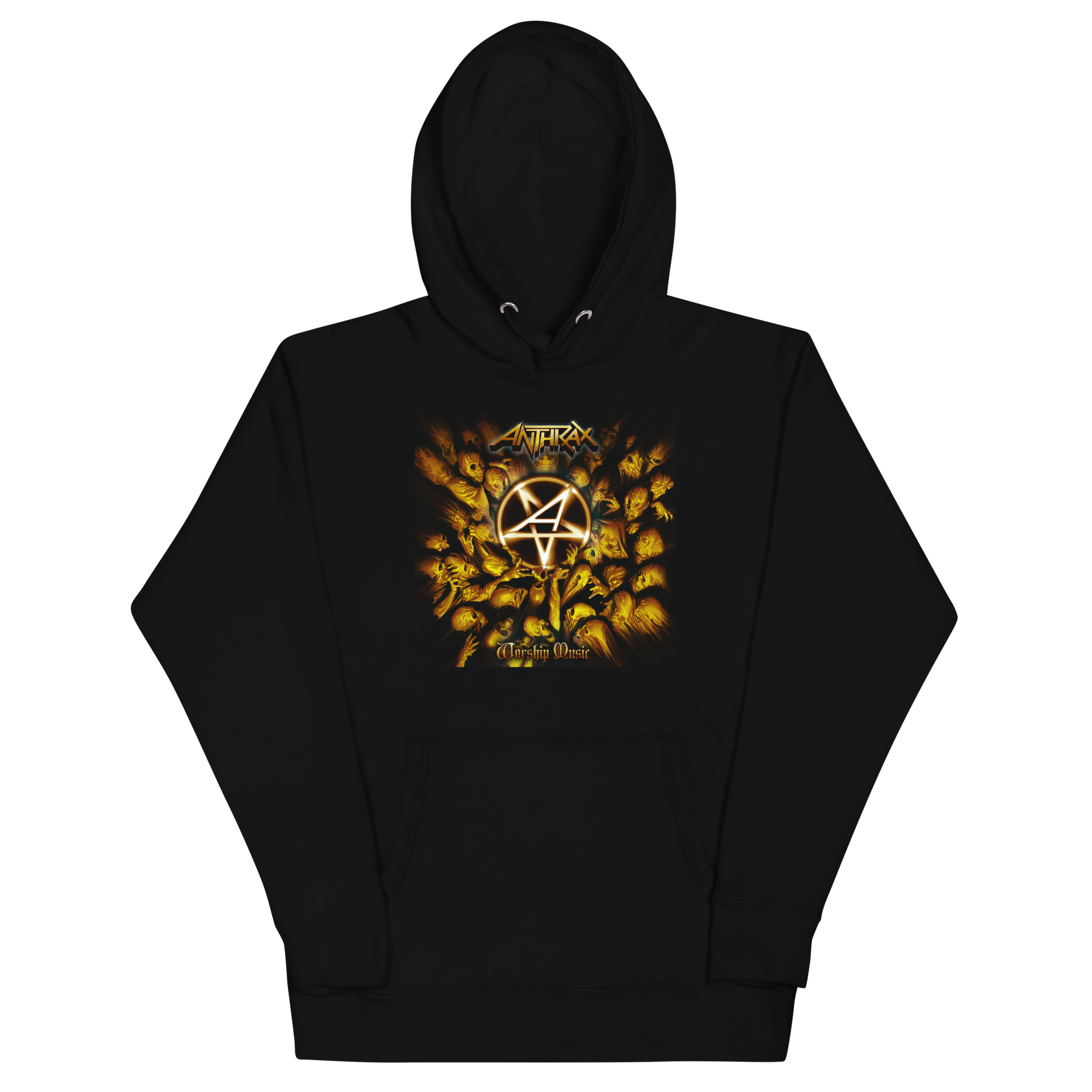 Stakes Anthrax - Pentagram Logo Hoodie #1026 Black