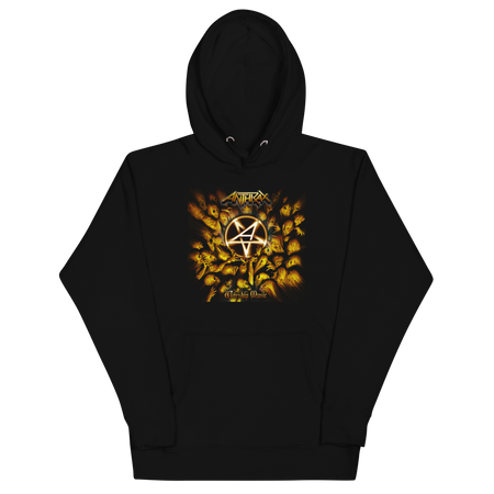 Stakes Anthrax - Pentagram Logo Hoodie #1026 Black