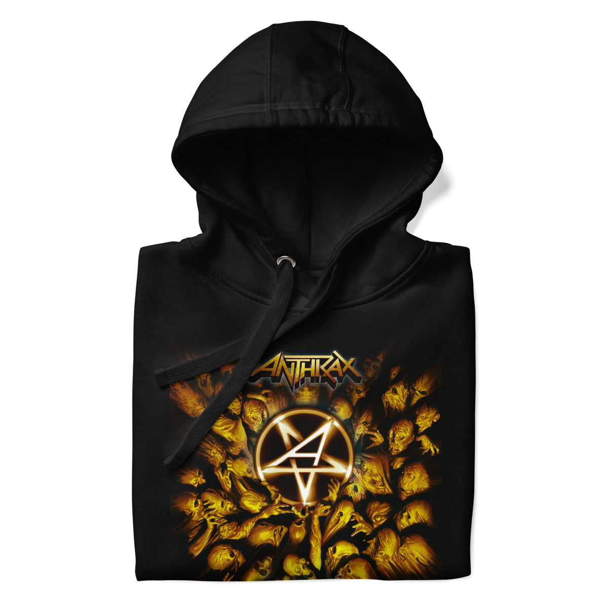 Stakes Anthrax - Pentagram Logo Hoodie #1026 Black