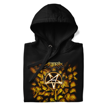 Stakes Anthrax - Pentagram Logo Hoodie #1026 Black