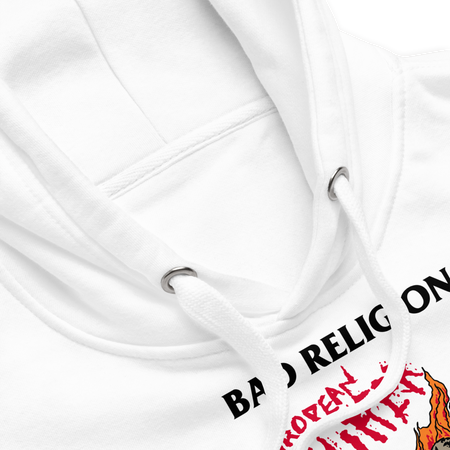 Stakes Bad Religion 1989 European Tour Vintage Hoodie White
