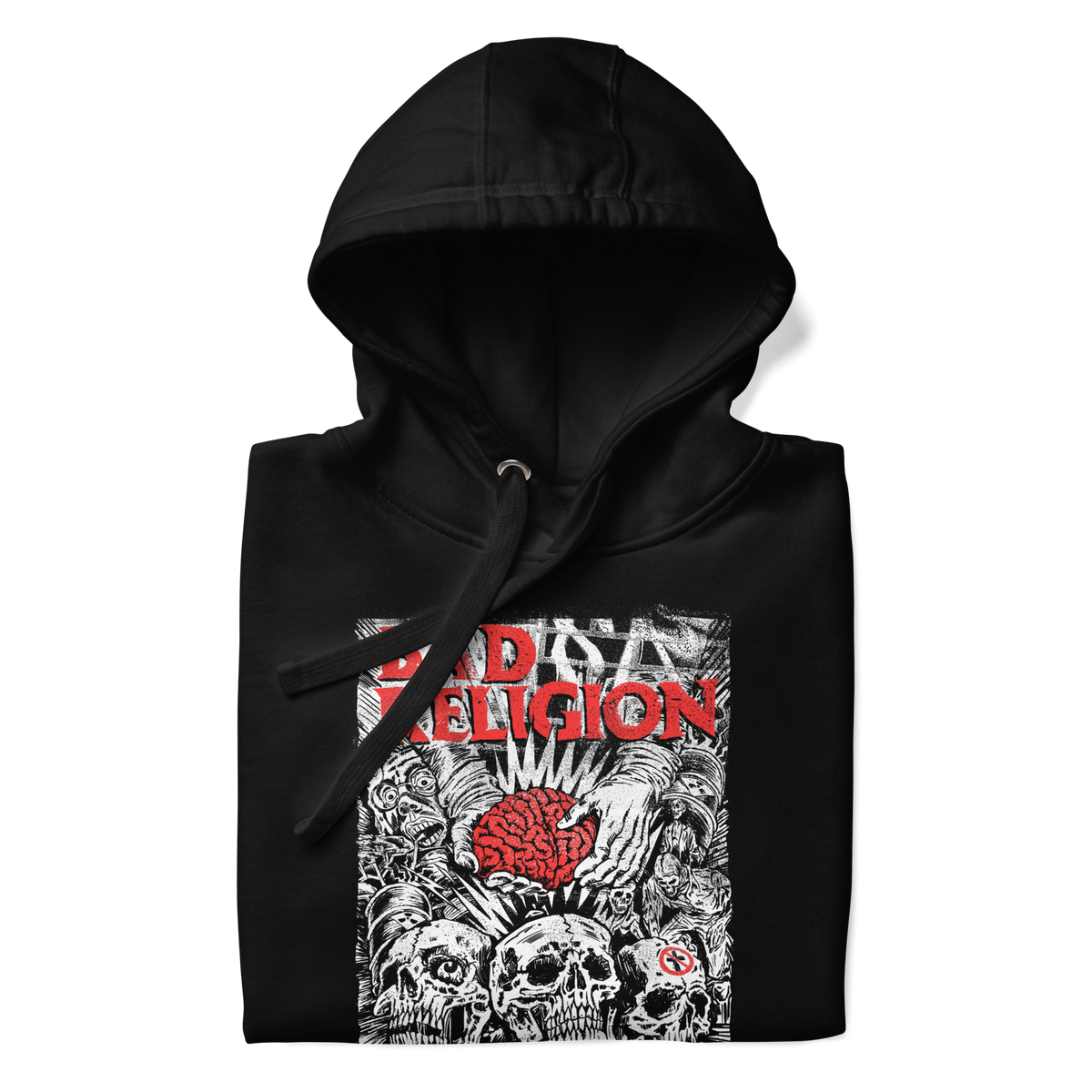 Stakes Bad Religion Brains Hoodie Black