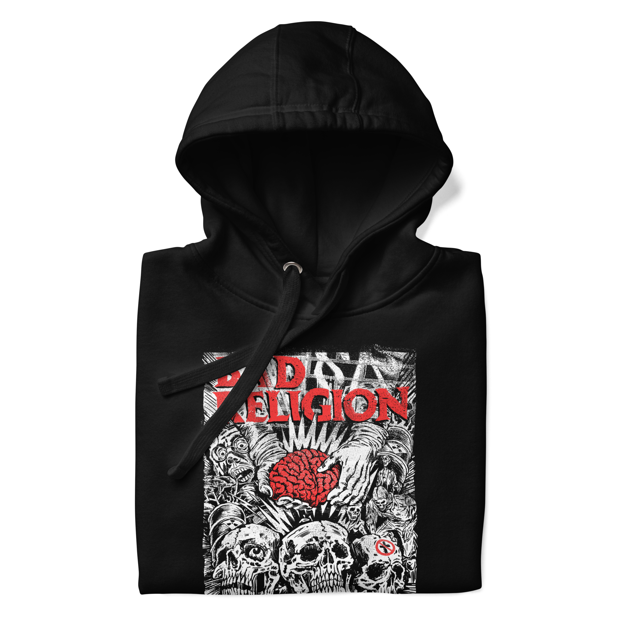 Stakes Bad Religion Brains Hoodie Black