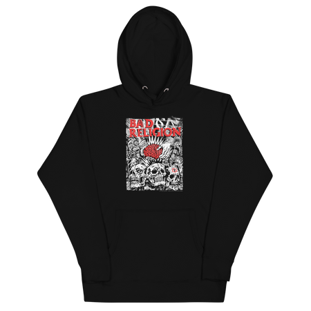 Stakes Bad Religion Brains Hoodie Black