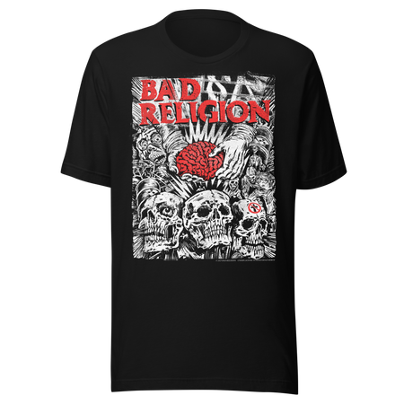 Stakes Bad Religion Brains T-Shirt Black