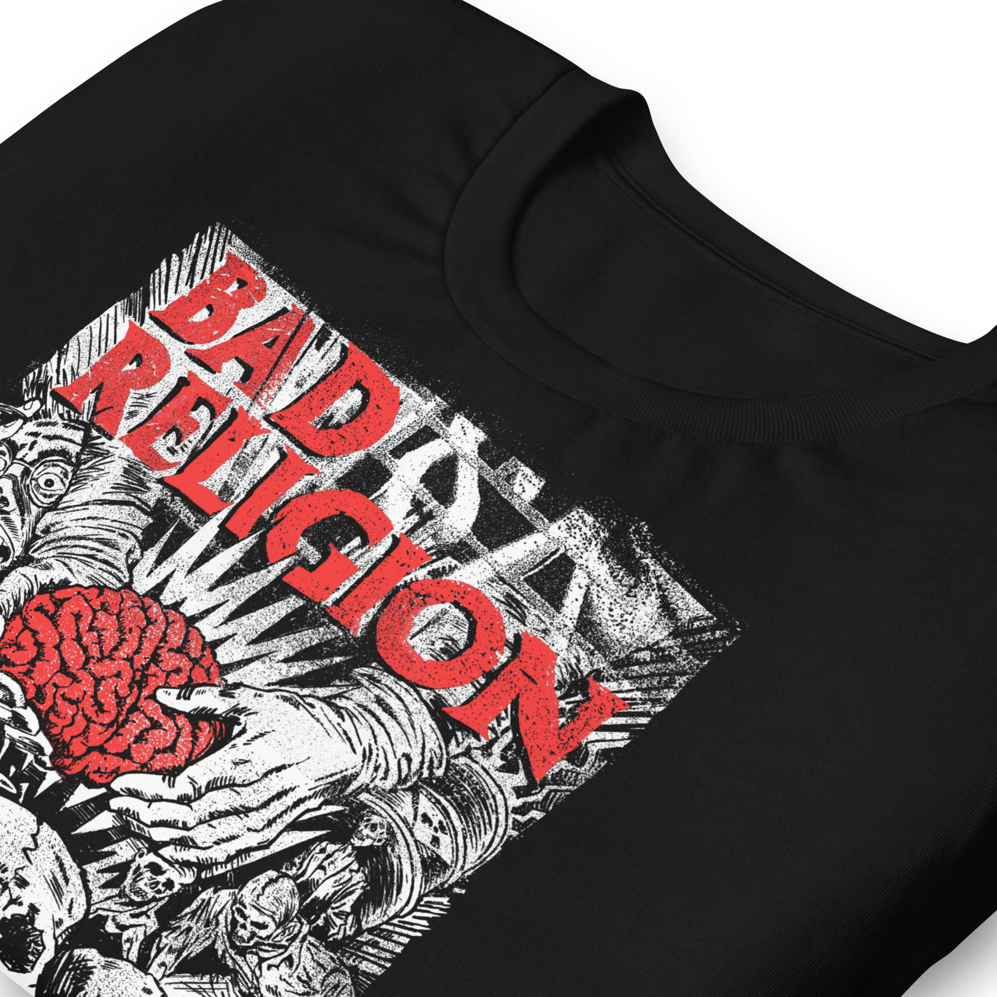 Stakes Bad Religion Brains T-Shirt Black