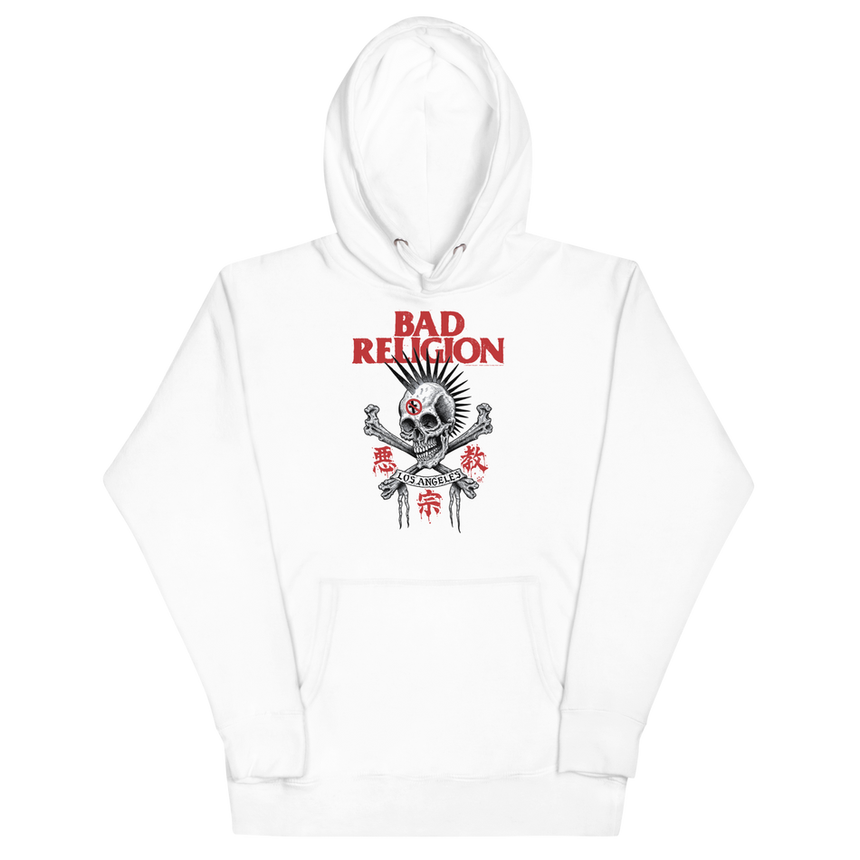 Stakes Bad Religion City of Angels Hoodie White