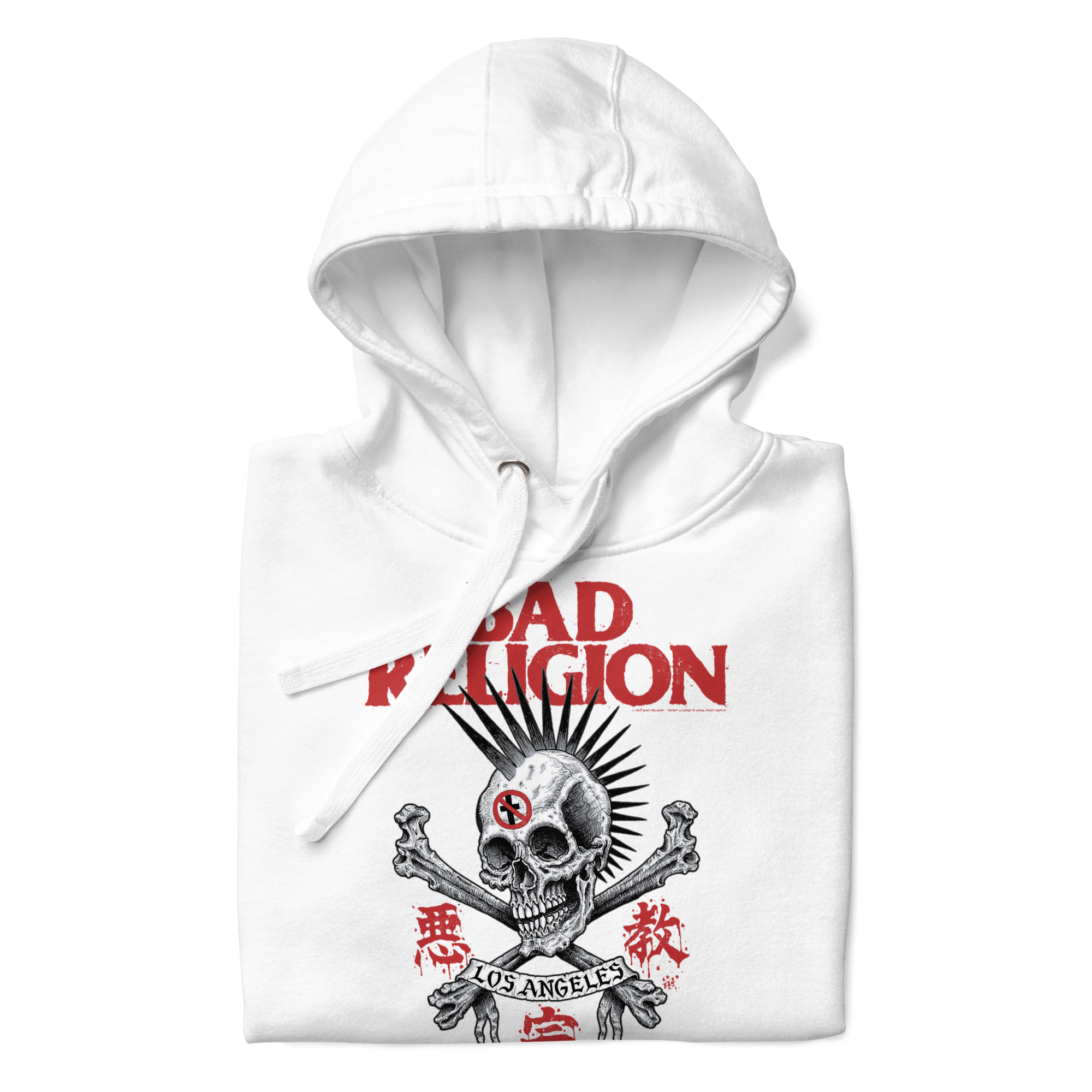 Stakes Bad Religion City of Angels Hoodie White