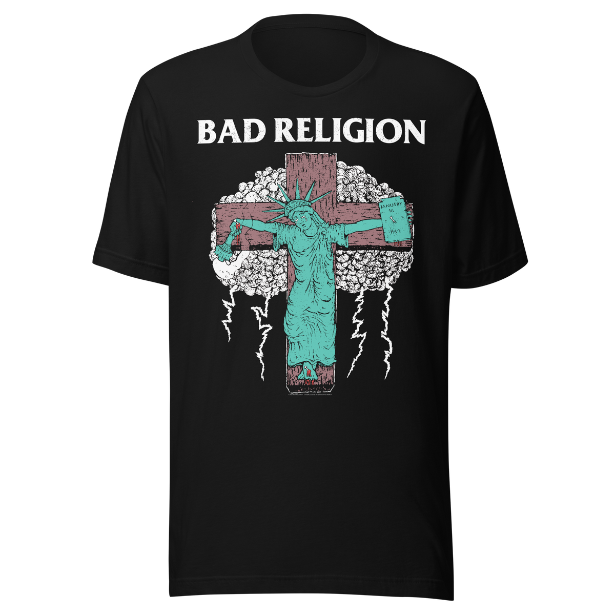 Stakes Bad Religion January 16th T-Shirt Black