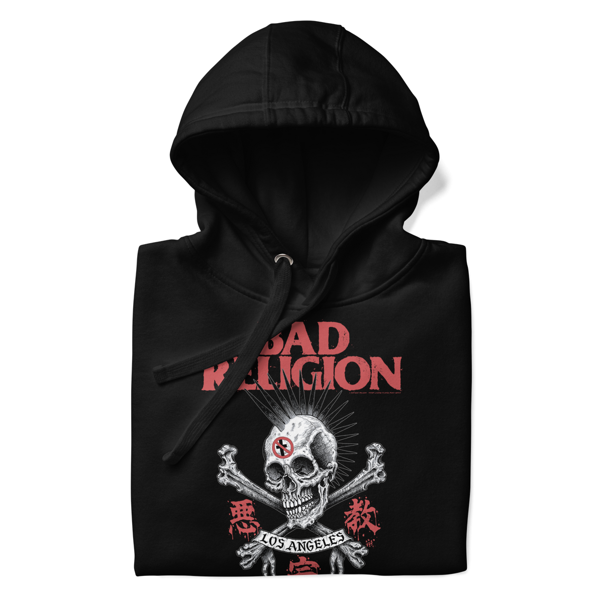 Stakes Bad Religion Los Angeles Finest Hoodie Black