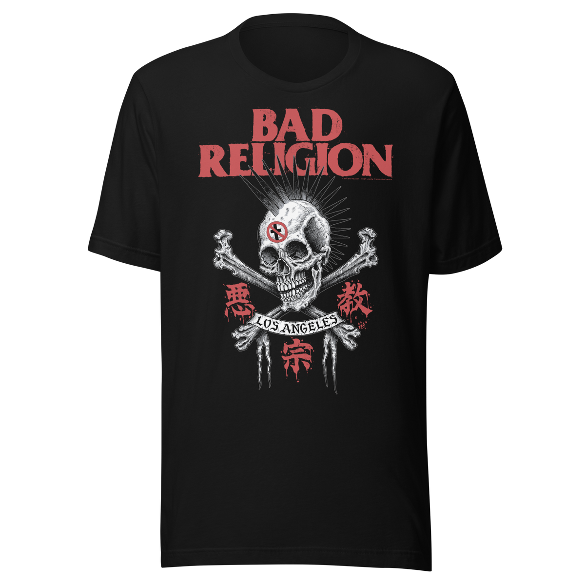 Stakes Bad Religion Los Angeles Finest T-Shirt Black